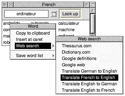 Translating a French word in to English